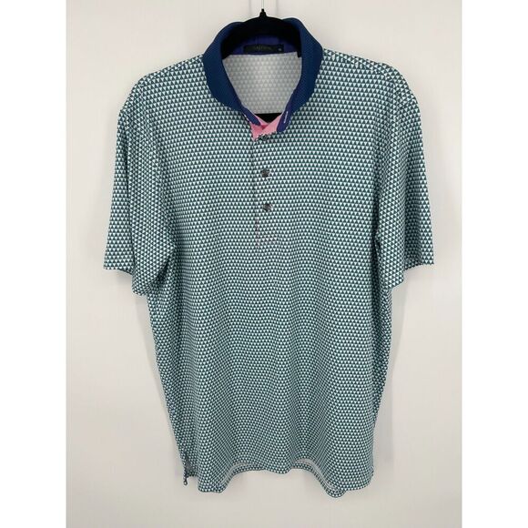 Greyson Other - Greyson Volcano Diaries Geometric Polo Shirt Men's Medium